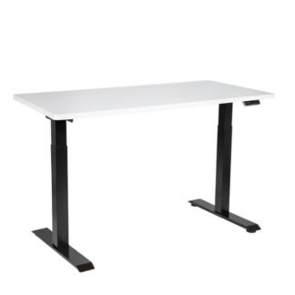 Sealey Dellonda White Electric Height Adjustable Standing Desk, 1400 x 700mm Dual Motor 100kg (5054511909289) DH32