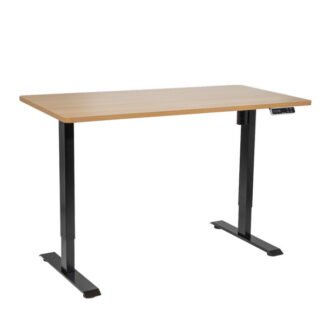 Sealey Dellonda Oak Electric Adjustable- Height Standing Desk with Memory, Quiet & Fast 1400 x 700mm (5054511909319) DH41