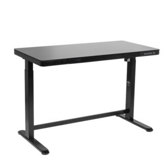 Sealey Dellonda Single Motor Ultra- Quiet Electric Desk with Control Panel, USB Port & Drawer - Black Desktop (5054511957822) DH53