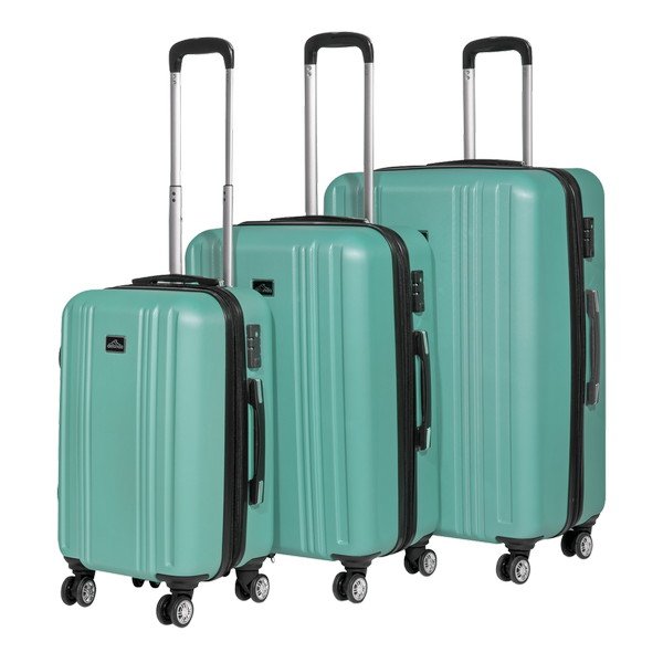 Sealey Dellonda Lightweight ABS Luggage Set with TSA Lock - Teal (5056514612074) DL126