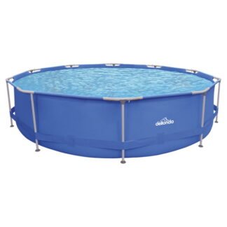 Sealey Dellonda Steel Frame Round Swimming Pool with Filter Pump 12ft - Blue (5054511942903) DL20