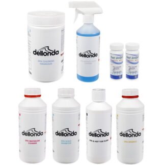 Sealey Dellonda Hot Tub/Spa Master Kit with 6 Chemicals & Test Strips (5054630053436) DL87