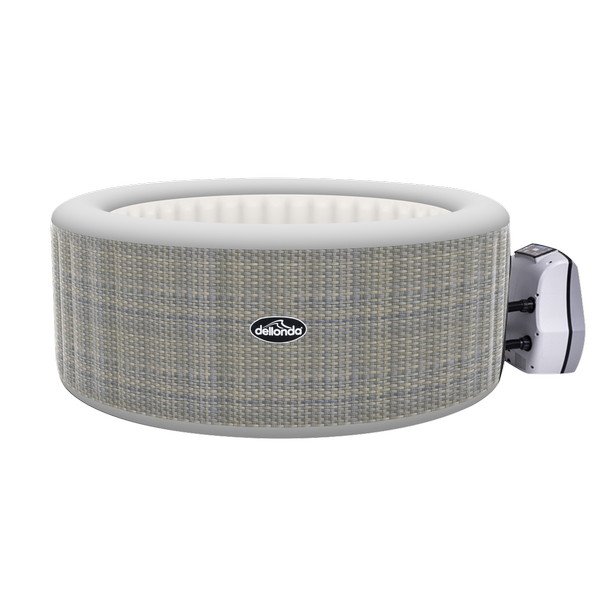 Sealey Dellonda 4- 6 Person Inflatable Hot Tub/Spa with Smart Pump - Rattan Effect (5054630067044) DL91