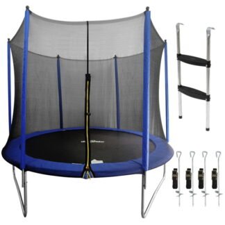 Sealey Dellonda Heavy- Duty Outdoor Trampoline with Safety Enclosure Net, Anchors & Ladder 10ft (5056514603799) DL94