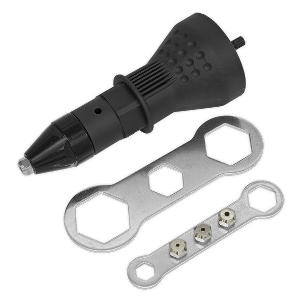 Sealey Riveter Adaptor Drill Powered (5054511511741) DRA01