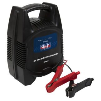 Sealey 12V Battery Charger 6A 230V (5054630307850) DSBC6