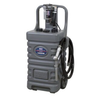 Sealey Mobile Dispensing Tank with Diesel Pump 55L - Grey (5054511483598) DT55GCOMBO1