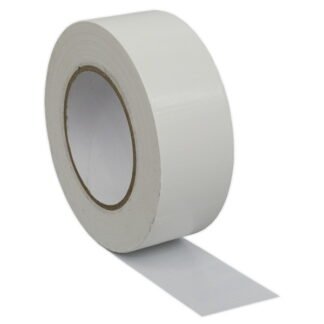 Sealey Duct Tape 50mm x 50m - White (5054511576337) DTW