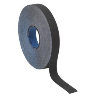 Sealey Emery Roll 40Grit 25mm x 25m - Blue Twill (5054511046359) ER252540