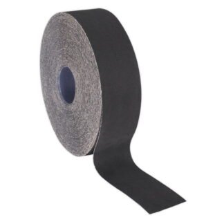 Sealey Emery Roll 80Grit 50mm x 50m - Blue Twill (5054511046441) ER505080