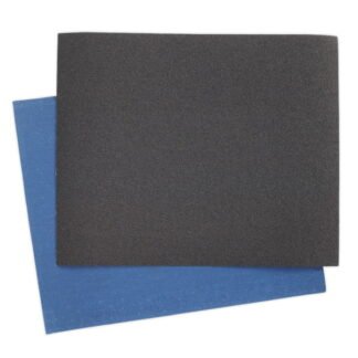Sealey Emery Sheet 120Grit 230 x 280mm, Blue Twill - Pack of 25 (5054511046496) ES2328120