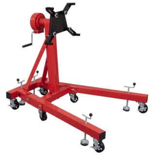 Sealey Folding 360ยบ Rotating Engine Stand with Geared Handle Drive 680kg Capacity (5054630350474) ES680D