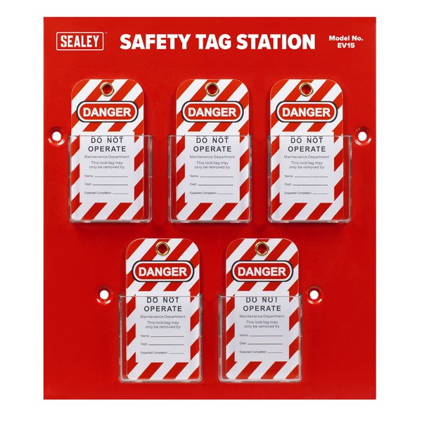 Sealey Safety Tag Station (5054630452352) EV15