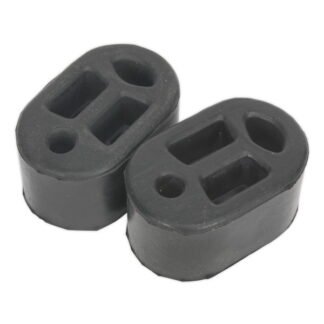 Sealey Exhaust Mounting Rubbers L70 x D45 x H37 - Pack of 2 (5051747855854) EX01