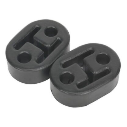 Sealey Exhaust Mounting Rubbers L60 x D41 x H20 - Pack of 2 (5051747855861) EX02