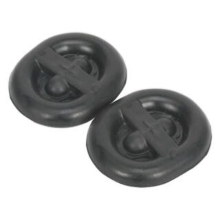 Sealey Exhaust Mounting Rubbers L62 x D54 x H13.5 - Pack of 2 (5051747855878) EX03