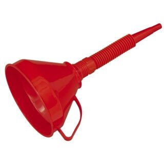 Sealey Flexible Spout Funnel with Filter 160mm - Medium (5054630587009) F16F