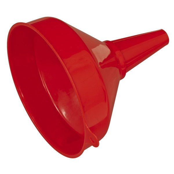 Sealey Fixed Spout Funnel with Filter 200mm - Medium (5054630587139) F2