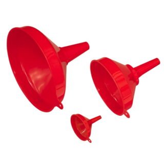 Sealey Fixed Spout Funnel Set 3pc (5054630587108) F98