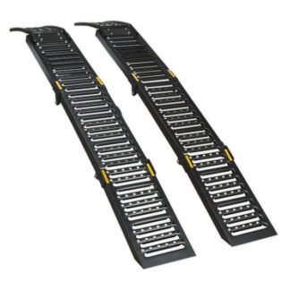Sealey Steel Folding Loading Ramps 500kg Capacity - Pair (5054511074246) FCR500