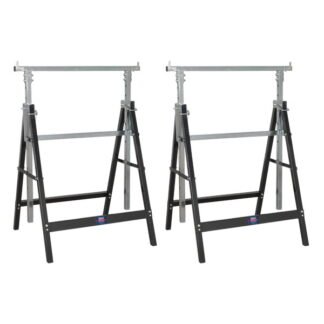Sealey Fold Down Telescopic Trestle 200kg Capacity - Pair (5054630278198) FDT32