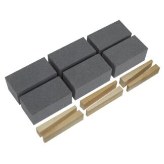 Sealey Worksafe® 50 x 50 x 100mm Floor Grinding Block 60Grit - Pack of 6 (5055111205443) FGB60