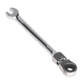 Sealey Premier Flexi- Head Ratchet Combination Spanner 8mm (5024209690027) FHRCW08