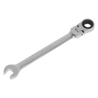 Sealey Premier Flexi- Head Ratchet Combination Spanner 10mm (5024209690041) FHRCW10