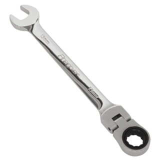 Sealey Premier Flexi- Head Ratchet Combination Spanner 13mm (5024209690072) FHRCW13