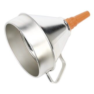 Sealey Metal Funnel with Filter 200mm (5024209815796) FM20