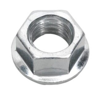 Sealey Zinc Plated Serrated Flange Nut M10 - Pack of 100 (5054511037623) FN10