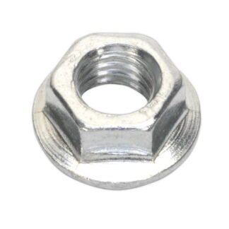 Sealey Zinc Plated Serrated Flange Nut M5 - Pack of 100 (5054511037647) FN5