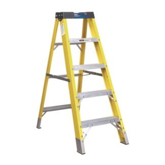 Sealey Fibreglass Step Ladder 4- Tread - EN 131 (5051747624535) FSL5
