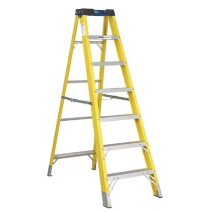 Sealey Fibreglass Step Ladder 6- Tread - EN 131 (5051747624542) FSL7