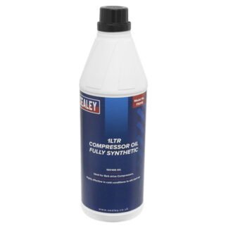 Sealey Fully Synthetic Compressor Oil 1L (5051747572386) FSO1S