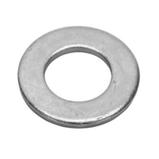 Sealey Zinc Plated Form A Flat Washer M14 x 28mm, DIN 125 - Pack of 50 (5054511047592) FWA1428