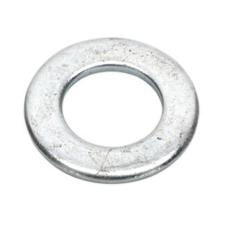 Sealey Zinc Plated Form A Flat Washer M20 x 37mm, DIN 125 - Pack of 50 (5054511047585) FWA2037