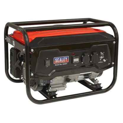 Sealey 2200W Generator 6.5hp 4- Stroke Engine 230V (5054630272639) G2201