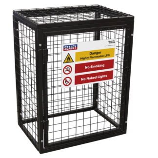 Sealey Gas Cylinder Safety Cage - 2 x 19kg (5054511969245) GCSC219