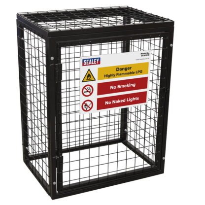 Sealey Gas Cylinder Safety Cage - 2 x 19kg (5054511969245) GCSC219