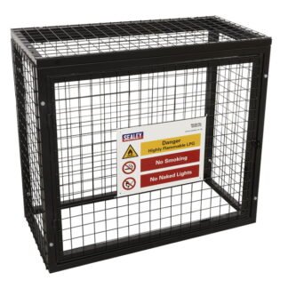 Sealey Gas Cylinder Safety Cage - 3 x 19kg (5054511969276) GCSC319