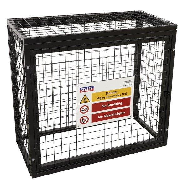 Sealey Gas Cylinder Safety Cage - 3 x 19kg (5054511969276) GCSC319
