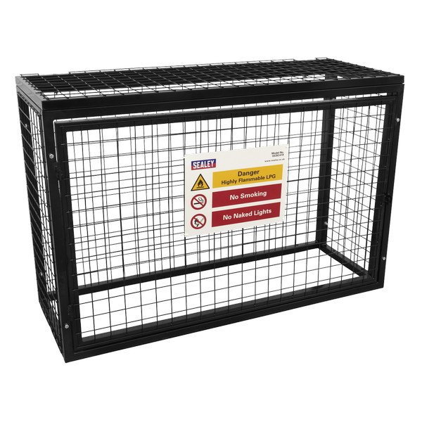 Sealey Gas Cylinder Safety Cage - 4 x 19kg (5054630187971) GCSC419