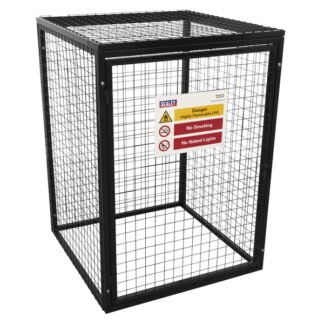 Sealey Gas Cylinder Safety Cage - 4 x 47kg (5054630188299) GCSC447