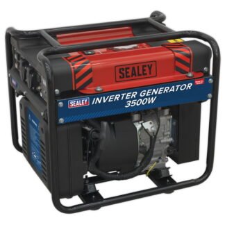 Sealey 3500W Inverter Generator 4- Stroke Engine 230V (5054511249125) GI3500