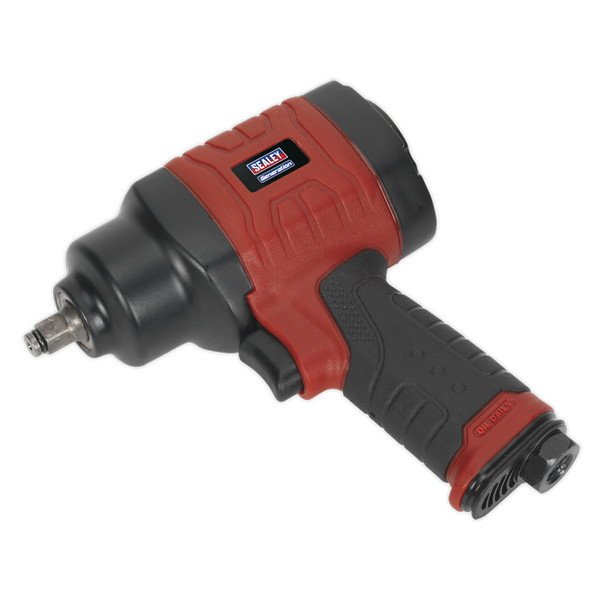 Sealey Generation Composite Twin Hammer Air Impact Wrench 3/8IN Sq Drive (5054511341850) GSA6000