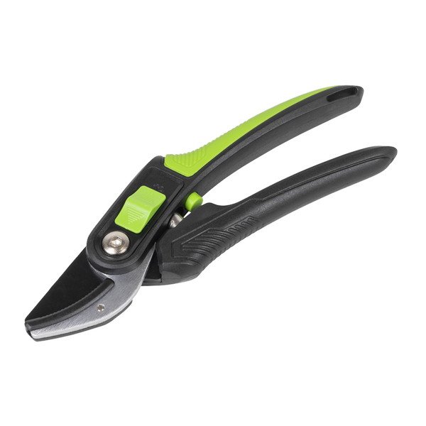 Sealey Anvil Secateurs with Soft Grip Handle, 3- Stage Safety Lock & Carbon Steel Blade, 220mm (5054630570018) GTSG005
