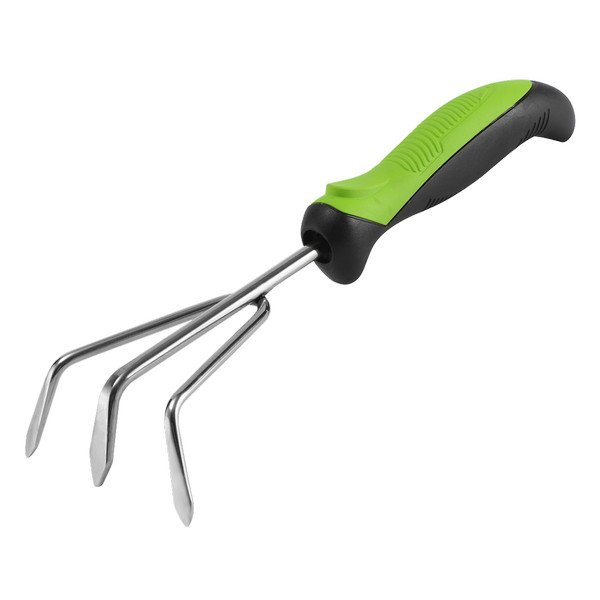 Sealey Hand Cultivator with Soft Grip Handle & Stainless Steel Tines (5054630570056) GTSG011