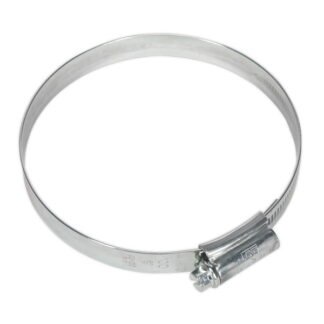 Sealey HI- GRIP® Zinc Plated Hose Clip 80- 100mm - Pack of 10 (5051747993655) HCJ4X