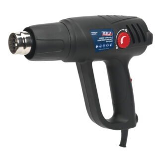 Sealey 2000W Variable Temperature Heat Gun Kit 50- 450°C/90- 600°C (5051747354258) HS107K